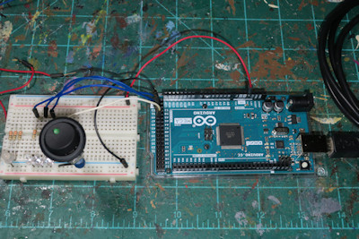 Arduino and breadboard prototype