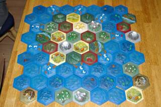Jacob Cord's 3D Settlers Gameboard