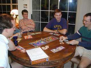 Dan was wasted, but could still beat Mark, JP, John, Marty and Doug in Medici