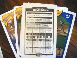 Triple Threat Baseball Play Card
