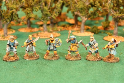 Frostgrave human axes and clubs