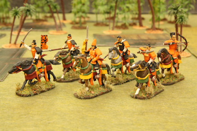 Orange mounted Samurai