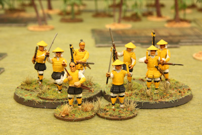 Yellow foot soldiers