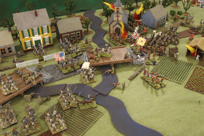 George Washington leads the counterattack