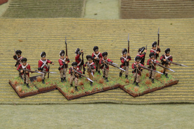 British grenadiers from the right side