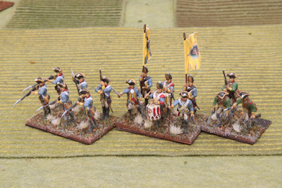 Von Donop's Hessian command from the left
