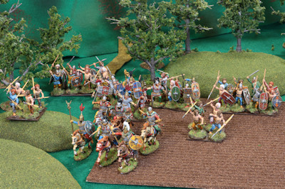 Gauls at wood's edge