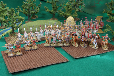 Romans at wood's edge