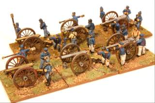 Union artillery, left