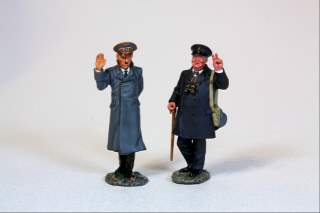 Adolf Hitler and Winston Churchhill miniatures