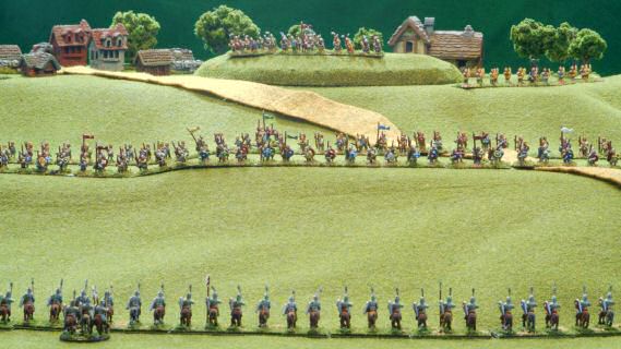 Norman and Saxon Battle Lines